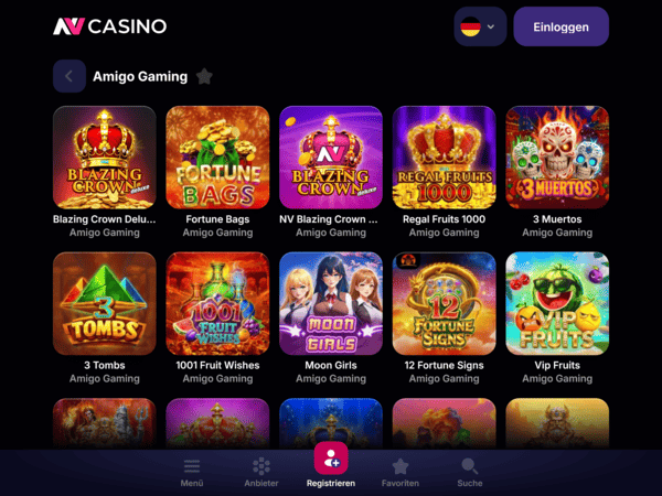 nv casino games